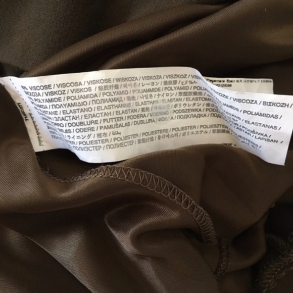 Mango // Green, Black Color Block Suit Dress S dr1 - Picture 8 of 8